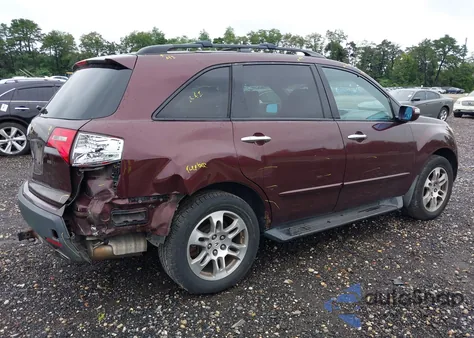 2007 Acura Mdx из США, поврежденный, VIN 2HNYD282X7H540660